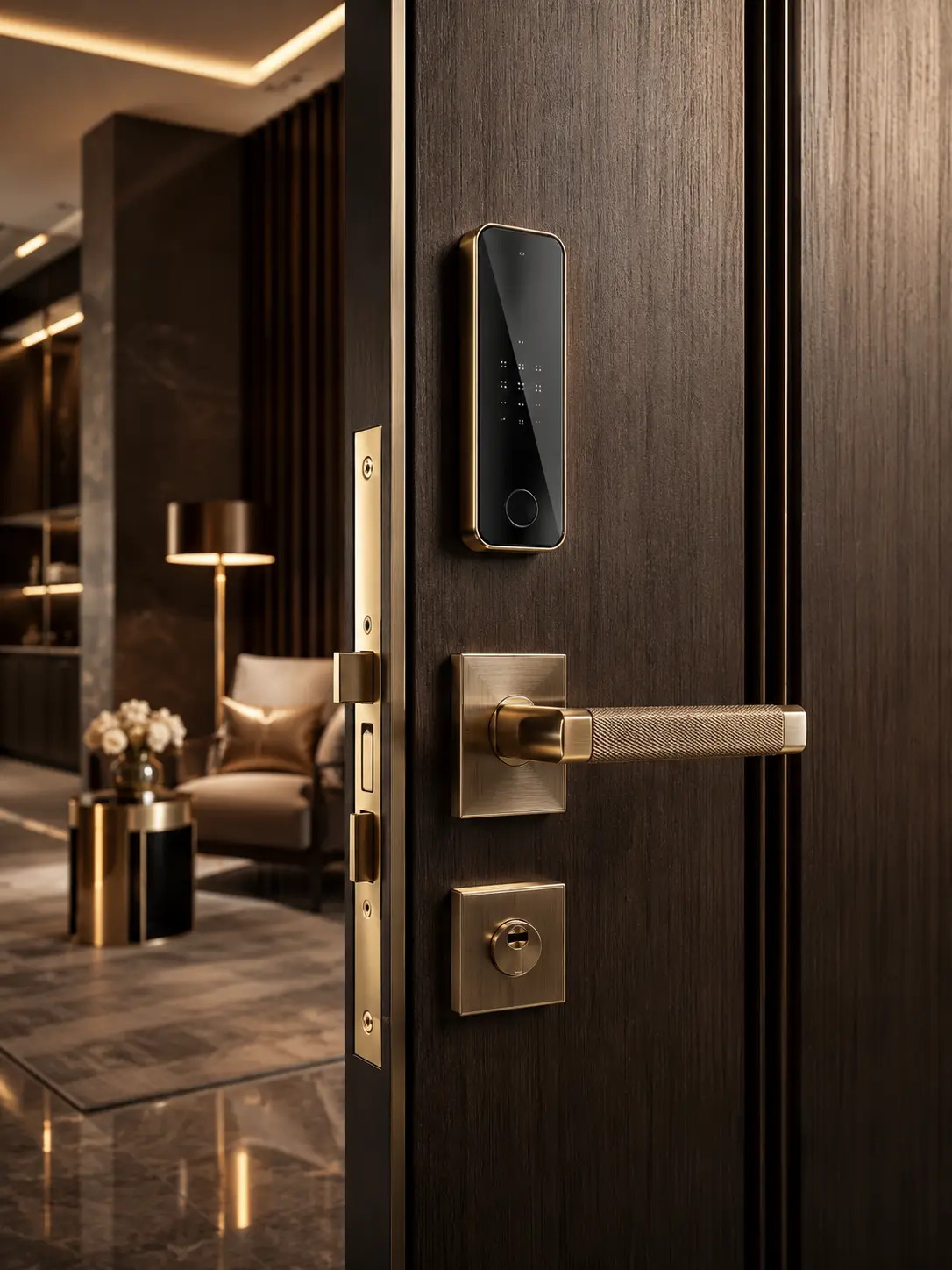 Premium smart lock and door hardware