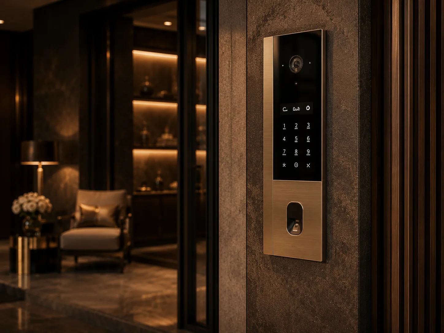 Modern digital access control and residential entry system