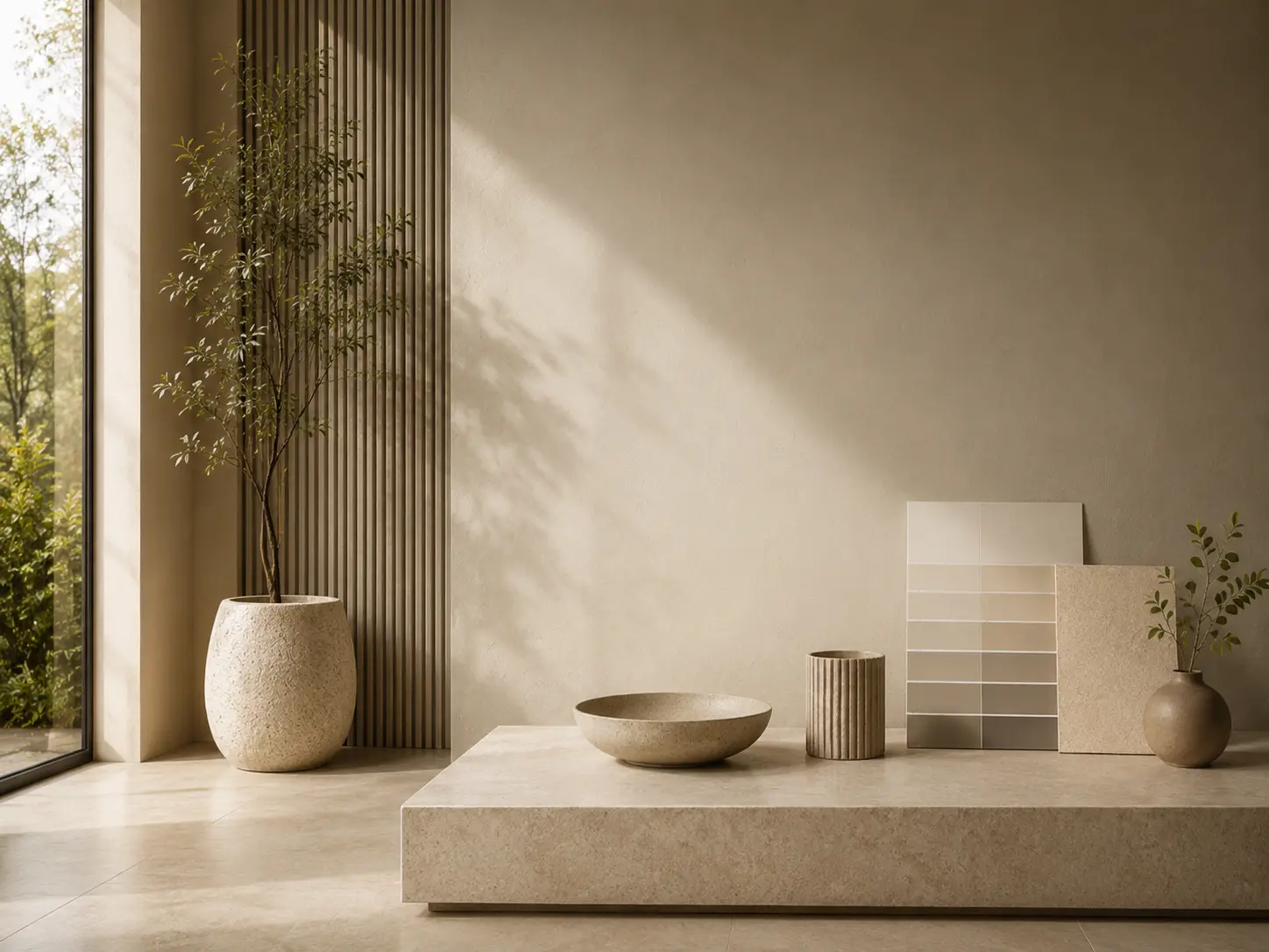 Premium interior paint finishes and coordinated colour samples
